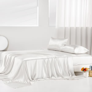 Promeed - Redefine bedtime rituals with Promeed's 30mm 6A+ Mulberry Silk Sheets Set (4pcs). Beyond luxury - it's a nightly spa for your skin and curly hair. Breathable, hypoallergenic, and thermoregulating. Includes flat sheet, fitted sheet, and 2 pillowcases. Embrace the 'Promeed Sleep System' today! Click to get exclusive offers. Elevate your sleep sanctuary now.