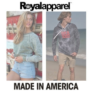 Royal Apparel, USA Manufacturer of Organic Cotton Apparel, Complete line of Organic Cotton Apparel |  Infant, Toddler, Youth, Mens, Womens - T-shirts, Hoodies, Thermals, Long or Short Sleeve. Available in a Wide Variety of Colors and Cuts for Style and Comfort. 100% Organic Cotton for an Eco-Conscious Choice.